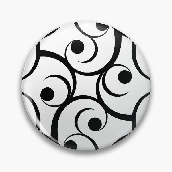 Item preview, Swirls - black on white designed and sold by JRP Design.