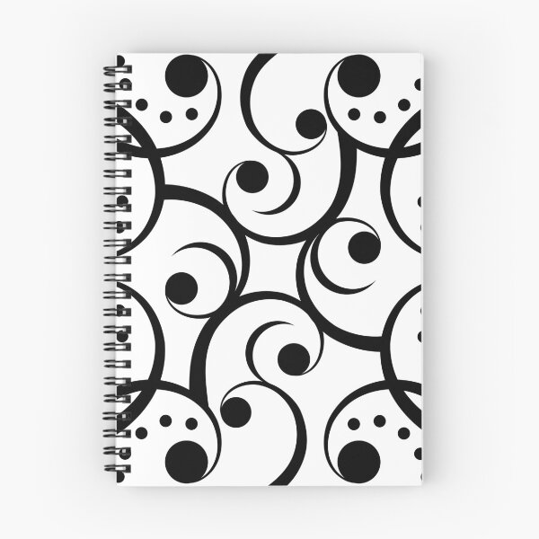 Item preview, Swirls - black on white designed and sold by JRP Design.