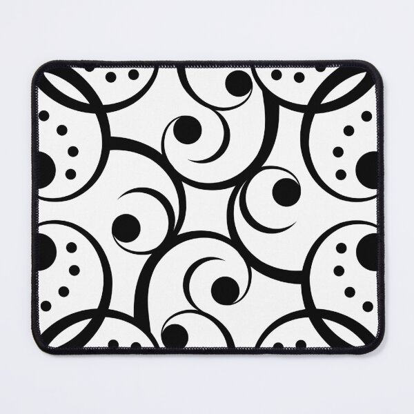 Item preview, Swirls - black on white designed and sold by JRP Design.