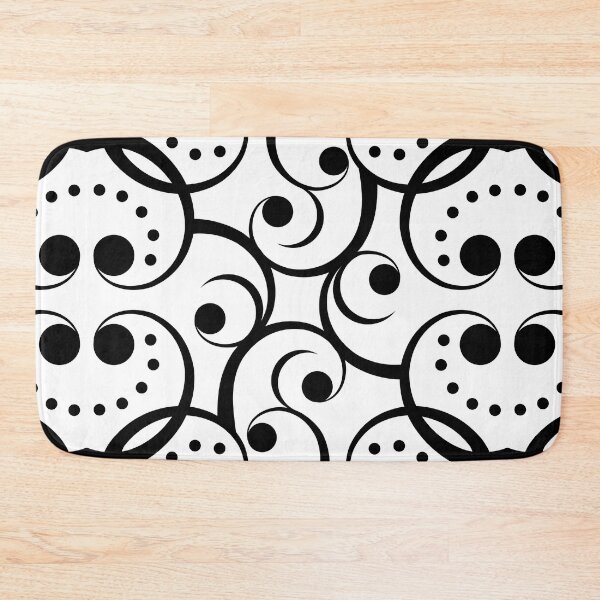 Item preview, Swirls - black on white designed and sold by JRP Design.