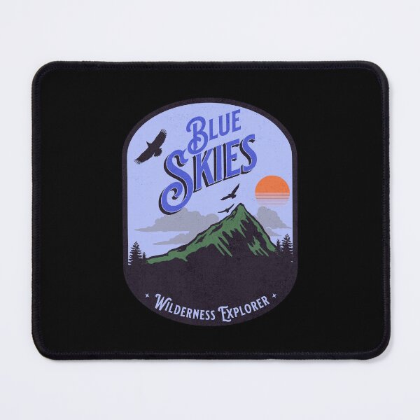 Item preview, Blue Skies Wilderness Adventure Explorer Club designed and sold by DreamSwiftly.