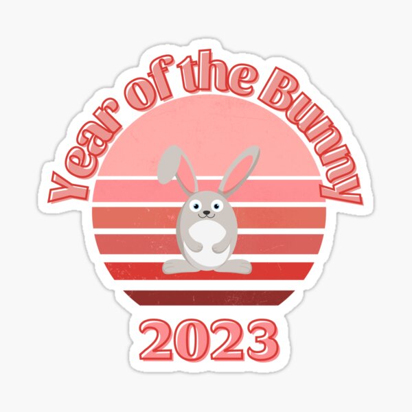 Year of the Bunny 2023 Sticker