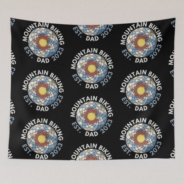 Item preview, Mountain Biking Dad Est. 2023 designed and sold by CarefulCaptures.