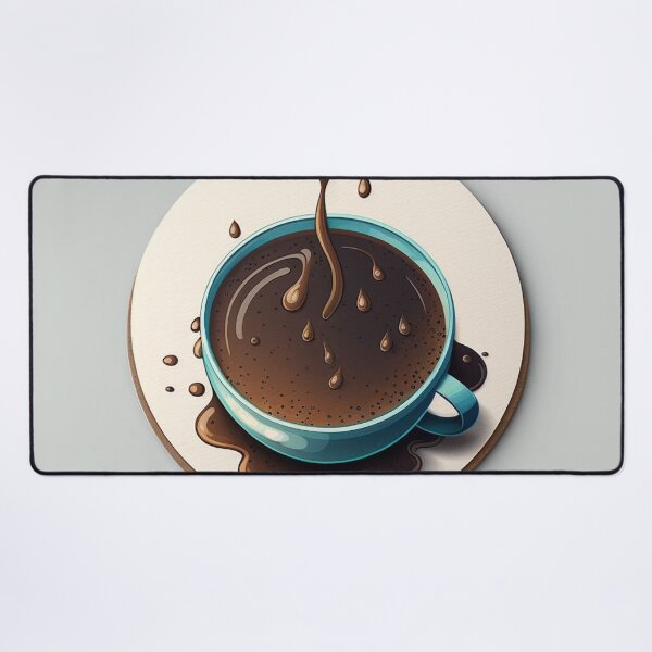 Item preview, Wake Up and Smell the Coffee - Coaster Art Illustration designed and sold by PixelPerfectCo.