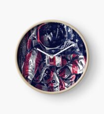 Astronaut Flag Clock
