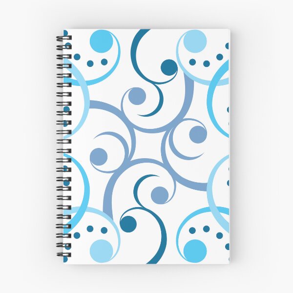 Item preview, Swirls - blue designed and sold by JRP Design.