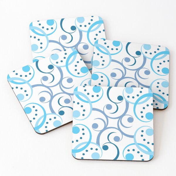 Item preview, Swirls - blue designed and sold by JRP Design.