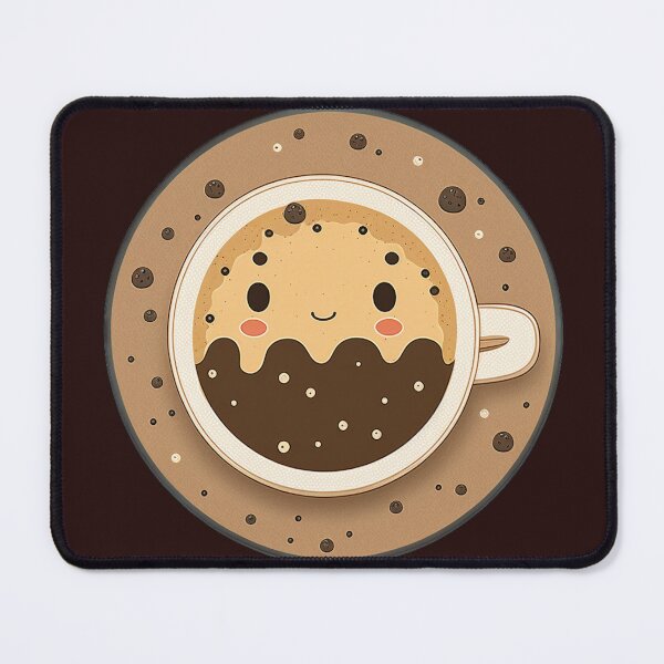 Item preview, Wake Up and Smell the Coffee - Coaster Art Illustration designed and sold by PixelPerfectCo.