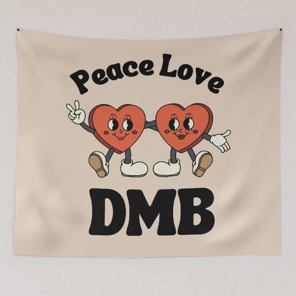 Item preview, Peace Love DMB , Dave Matthews Valentine Gift , DMB Lover Gifts , Fun Dave Matthews designed and sold by DevlynnDesigns.