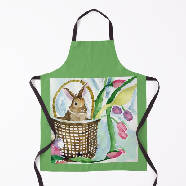 Item preview, Easter Rabbit in a Basket designed and sold by DelynCreates.