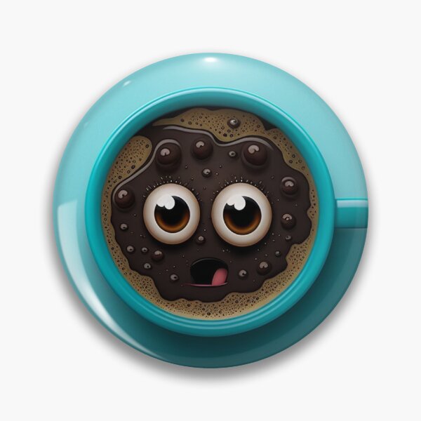 Item preview, Wake Up and Smell the Coffee - Coaster Art Illustration designed and sold by PixelPerfectCo.