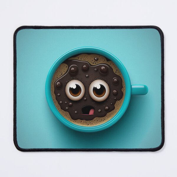 Item preview, Wake Up and Smell the Coffee - Coaster Art Illustration designed and sold by PixelPerfectCo.