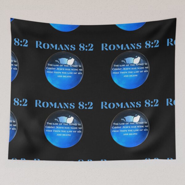 Item preview, Romans 8:2 Bible passage designed and sold by Tripp Art Studio.
