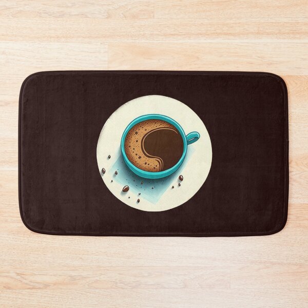 Item preview, Wake Up and Smell the Coffee - Coaster Art Illustration designed and sold by PixelPerfectCo.