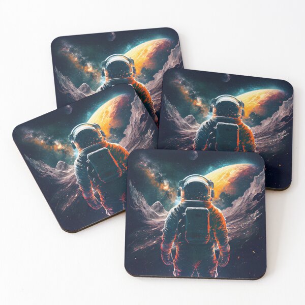 Item preview, Spaceman explores deepspace and the universe designed and sold by lightsonfire.