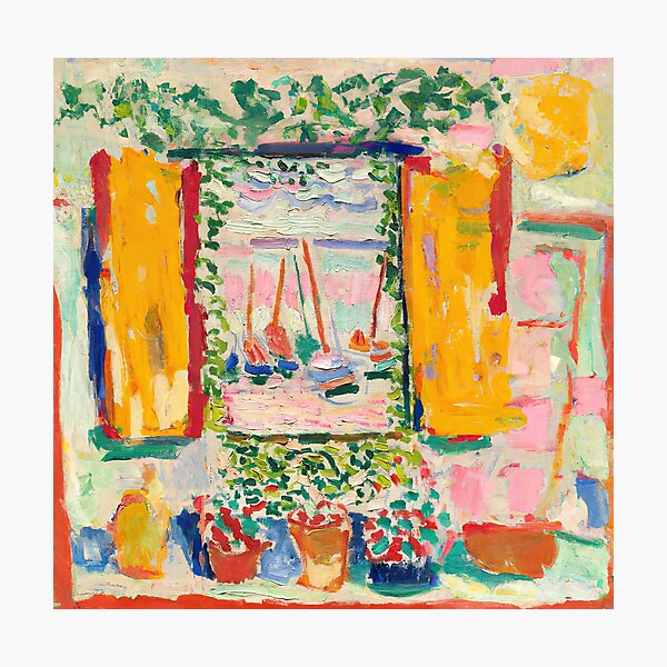 Item preview, Henri Matisse Open Window designed and sold by maniacfitness.