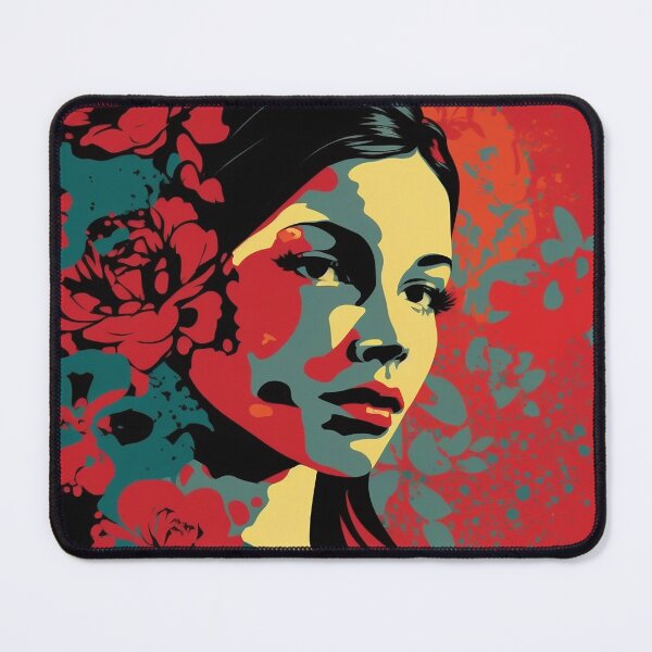 Item preview, Abstract Design of Latina Red and Black on Redbubble designed and sold by RuizCreative.