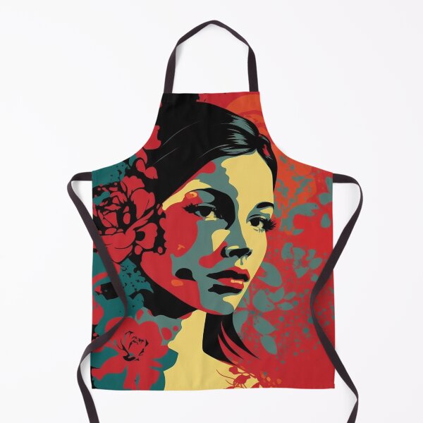 Item preview, Abstract Design of Latina Red and Black on Redbubble designed and sold by RuizCreative.