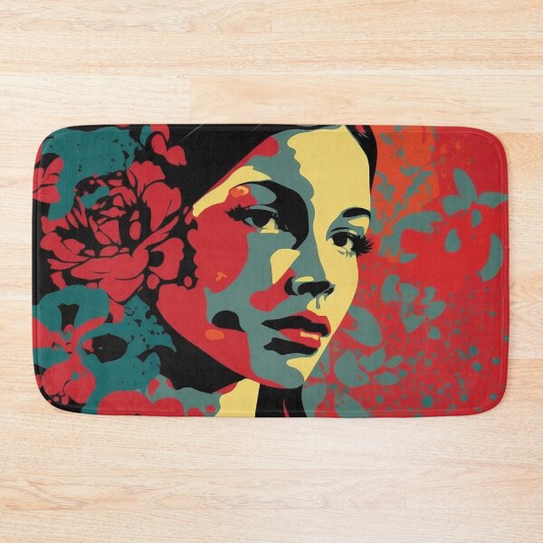Item preview, Abstract Design of Latina Red and Black on Redbubble designed and sold by RuizCreative.