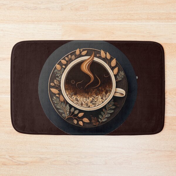Item preview, Wake Up and Smell the Coffee - Coaster Art Illustration designed and sold by PixelPerfectCo.
