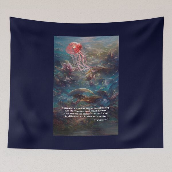 Item preview, Surrender Poetry Poster designed and sold by Eva  Coffey.