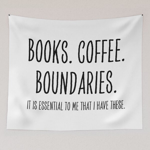 Item preview, BOOKS. COFFEE. BOUNDARIES. designed and sold by successmom.