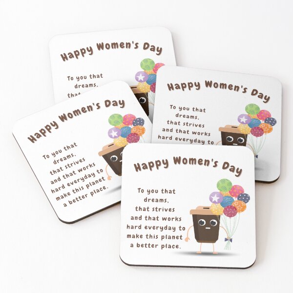 Item preview, Happy Womens Day designed and sold by Cafe-Color.