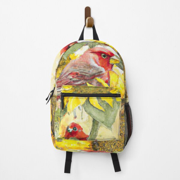 Item preview, Sunflowers Cardinal Birds Watercolor Painting | A beautiful Watercolor Painting designed and sold by Color-Me-Blue.
