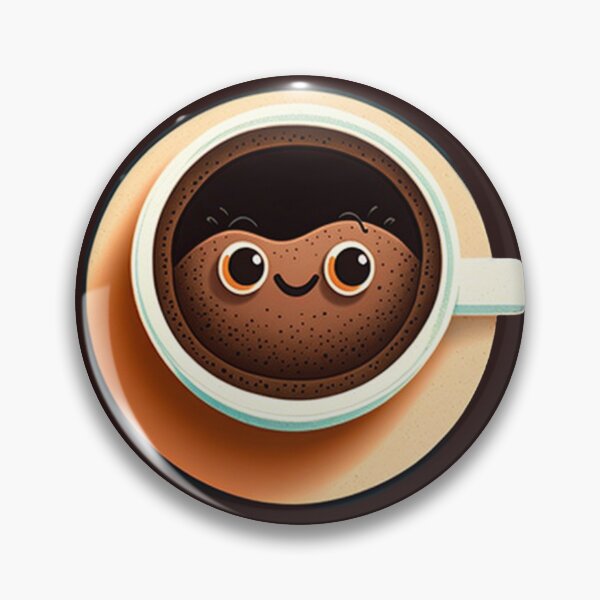 Item preview, Wake Up and Smell the Coffee - Coaster Art Illustration designed and sold by PixelPerfectCo.