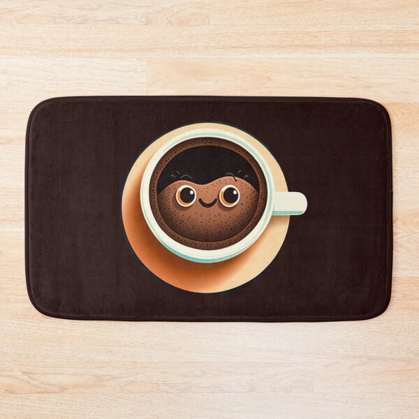 Item preview, Wake Up and Smell the Coffee - Coaster Art Illustration designed and sold by PixelPerfectCo.