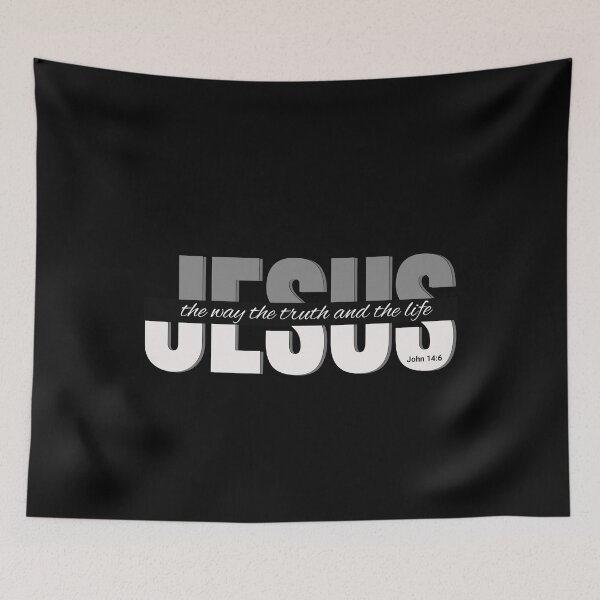 Item preview, Faith Inspired Jesus The Way The Truth and The Life Tee designed and sold by ShutEyeShirts.
