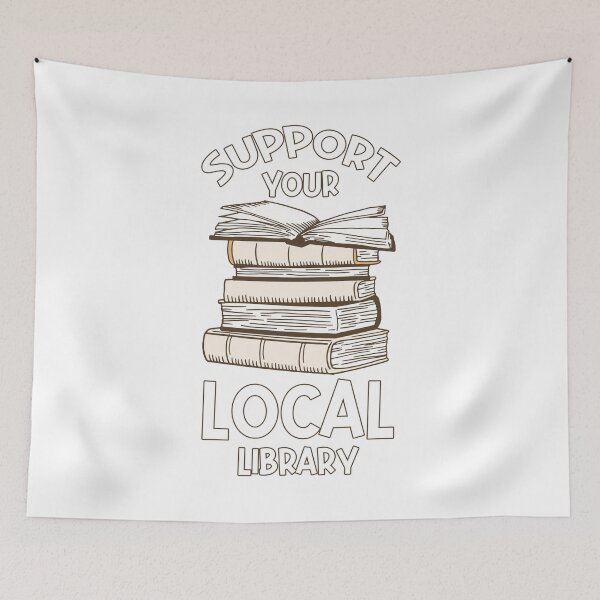Item preview, Support Your Local Library designed and sold by jie lin.