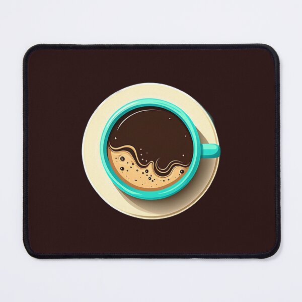 Item preview, Wake Up and Smell the Coffee - Coaster Art Illustration designed and sold by PixelPerfectCo.