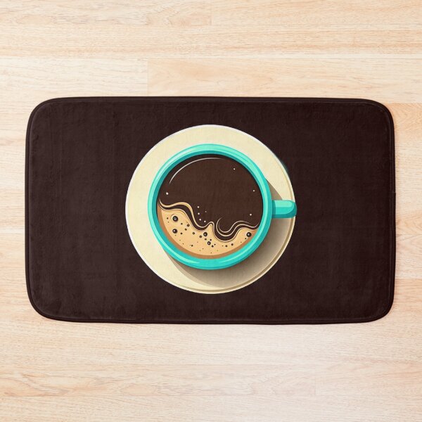 Item preview, Wake Up and Smell the Coffee - Coaster Art Illustration designed and sold by PixelPerfectCo.