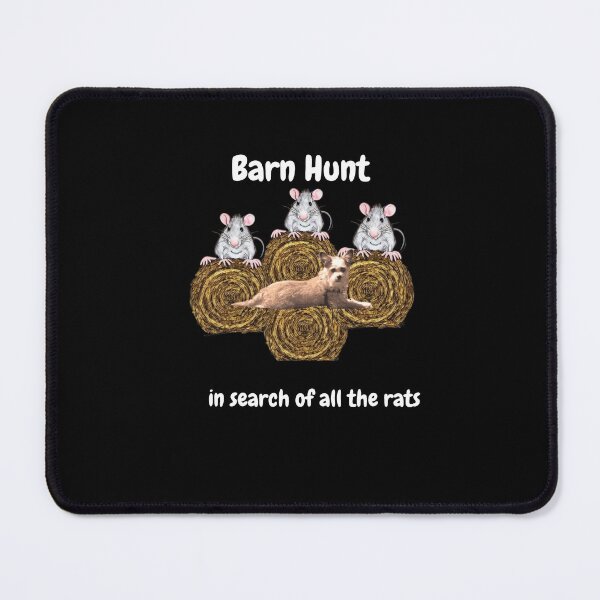Item preview, Funny Barn Hunt - in search of all the rats with a Cairn terrier dog designed and sold by Just4doglovers.