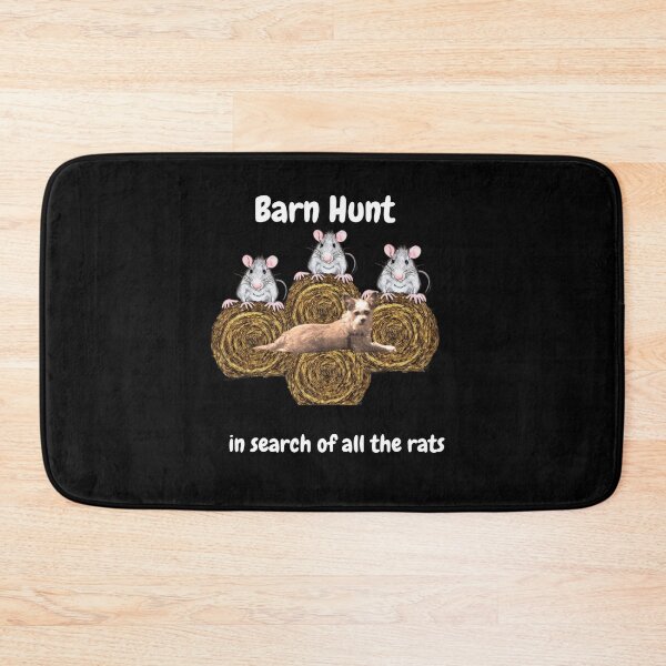 Item preview, Funny Barn Hunt - in search of all the rats with a Cairn terrier dog designed and sold by Just4doglovers.