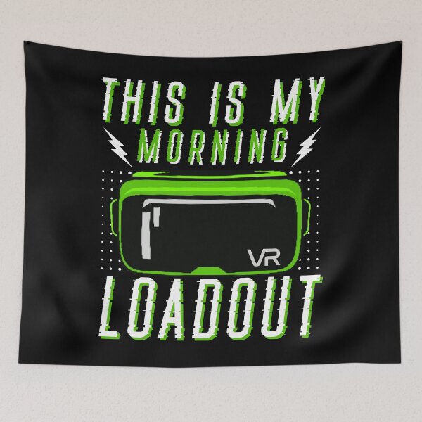 Item preview, This Is My Morning Loadout For Kids Birthday VR Party Son designed and sold by DadJokeDescript.