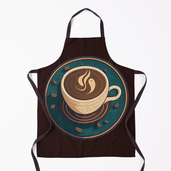 Item preview, Wake Up and Smell the Coffee - Coaster Art Illustration designed and sold by PixelPerfectCo.