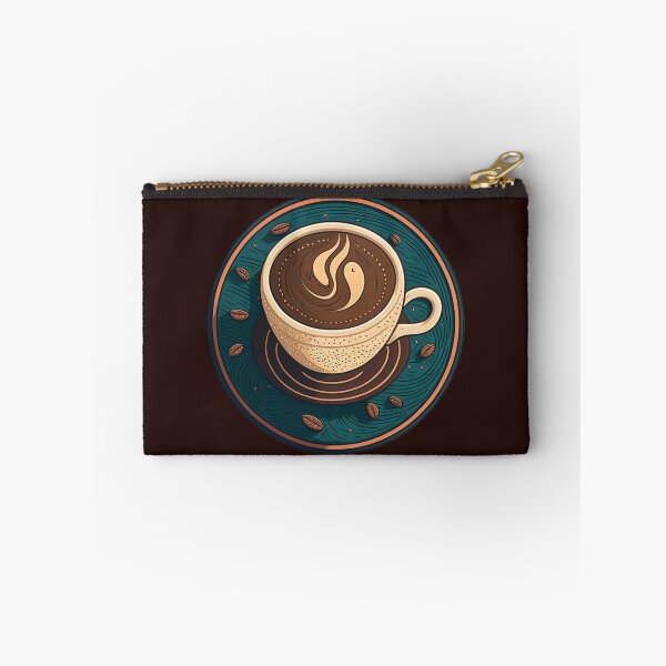 Item preview, Wake Up and Smell the Coffee - Coaster Art Illustration designed and sold by PixelPerfectCo.