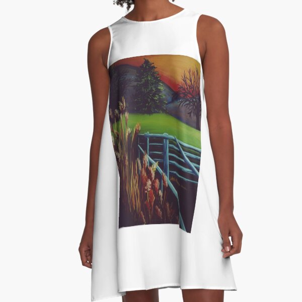 Magic Sunrise A-Line Dress