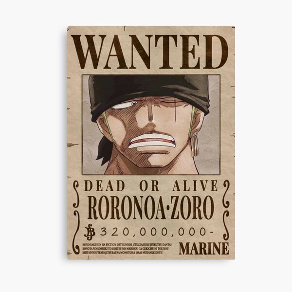 Item preview, Zoro Wanted designed and sold by AbbyKassulke.