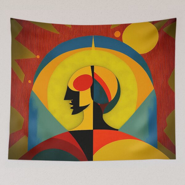 Item preview, Latino Inspired Abstract 4 - Vibrant Design on Redbubble designed and sold by RuizCreative.