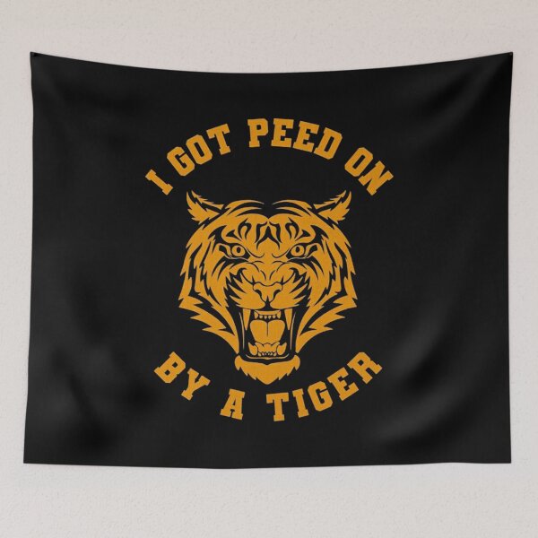 Item preview, I got peed on by a tiger - black colour designed and sold by tamaracouch.