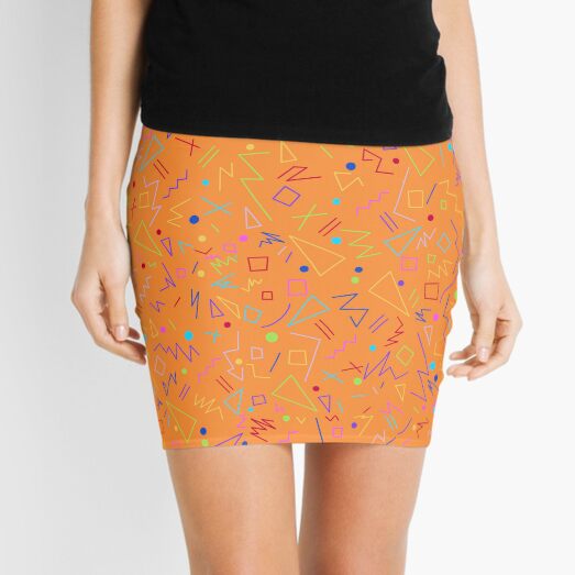 Item preview, 80’s Baby Geometric - orange designed and sold by DF3.