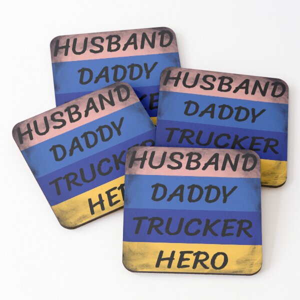 Item preview, Husband Daddy Trucker Hero designed and sold by Santipong Wongchana.