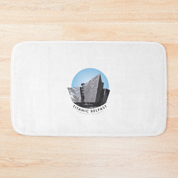 Item preview, Titanic Belfast, Northern Ireland Throw Pillow designed and sold by lindsaybroosign.