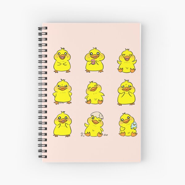 Yellow baby chick Spiral Notebook