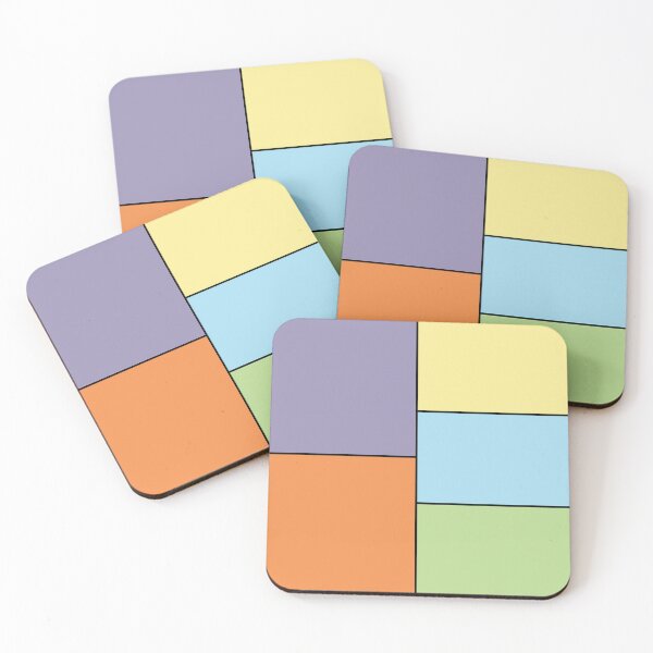 Item preview, Pastel Modern Squares designed and sold by ColorZoo.