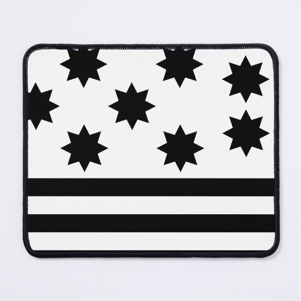 Item preview, Guilford Courthouse Flag Black and White designed and sold by anathemawrath.