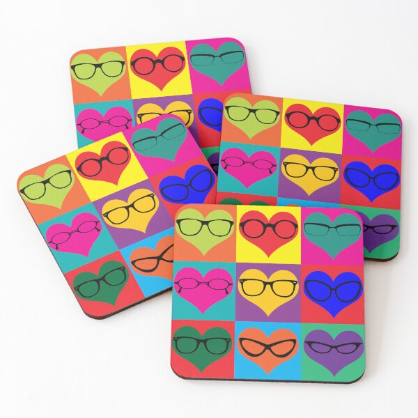 Item preview, Heart and Glasses Spectacular Love designed and sold by HatzicTshirts.